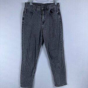 American Eagle Mom Jeans Womens Size 8 High Rise Stretch Casual Grey
